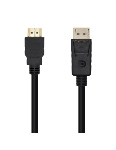 Cable Conversor DisplayPort A HDMI, DP/M-HDMI/M, Negro, 5.0m