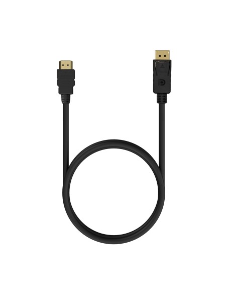 Cable Conversor DISPLAYPORT a HDMI, DP/M-HDMI/M, Negro, 0.5M