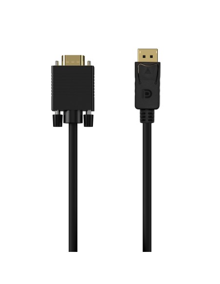 Cable Conversor DISPLAYPORT a VGA, DP/M-VGA/M, Negro, 1.0M