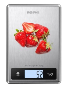 Calibra 1 Smart Acero inoxidable Encimera Rectángulo Báscula electrónica de cocina