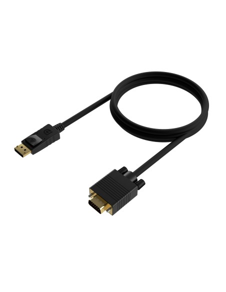 Cable Conversor DISPLAYPORT a VGA, DP/M-VGA/M, Negro, 1.0M