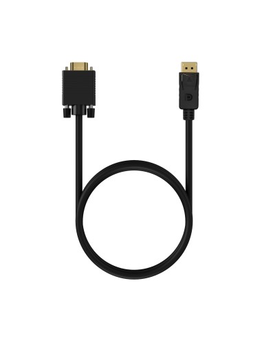 Cable Conversor DISPLAYPORT a VGA, DP/M-VGA/M, Negro, 1.0M