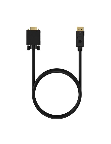 Cable Conversor DISPLAYPORT a VGA, DP/M-VGA/M, Negro, 1.0M
