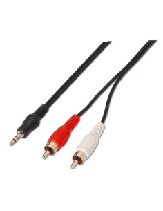 A128-0148 cable de audio 3 m 3,5mm 2 x RCA Negro
