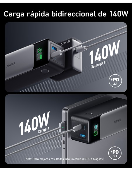 737 24000 mAh Negro, Plata