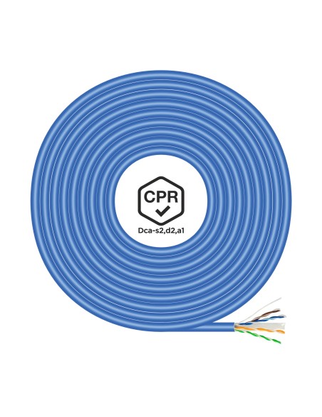 Cable de Red RJ45 LSZH CPR Dca CAT.6 UTP AWG24, Azul, 305 m