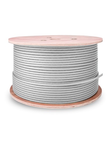 Cable de Red RJ45 Cat.6 UTP Rigido AWG23 CCA (Aleacion), Gris, 500m