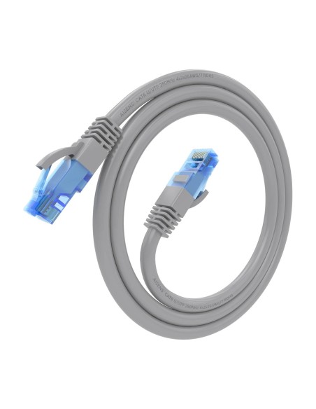 Cable De Red Latiguillo RJ45 Cat.6 UTP AWG26 CCA, Gris, 0.5 m