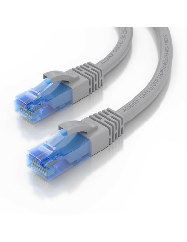 Cable De Red Latiguillo RJ45 Cat.6 UTP AWG26 CCA, Gris, 0.75 m