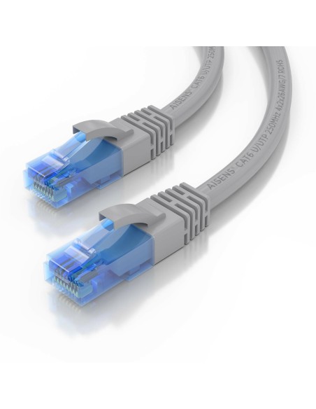 Cable De Red Latiguillo RJ45 Cat.6 UTP AWG26 CCA, Gris, 1.0 m