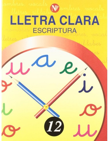 Lletra clara escriptura 12 Educacio Primaria