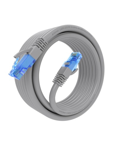 Cable De Red Latiguillo RJ45 Cat.6 UTP AWG26 CCA, Gris, 5.0 m