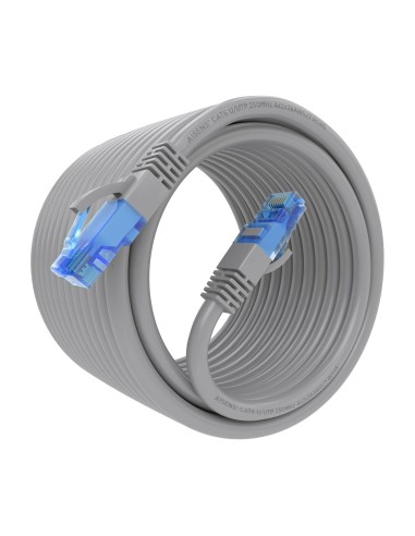 Cable De Red Latiguillo RJ45 Cat.6 UTP AWG26 CCA, Gris, 7.5 m