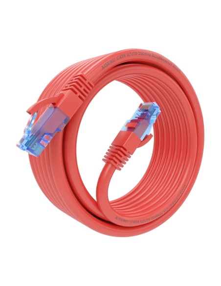 Cable De Red Latiguillo RJ45 Cat.6 UTP AWG26 CCA, Rojo, 5.0 m