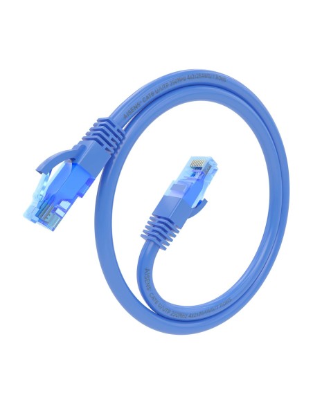 Cable De Red Latiguillo RJ45 Cat.6 UTP AWG26 CCA, Azul, 30 cm