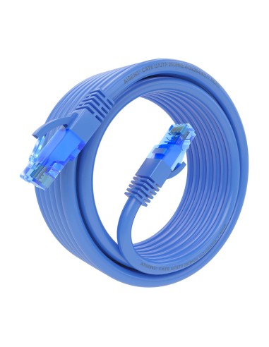 Cable De Red Latiguillo RJ45 Cat.6 UTP AWG26 CCA, Azul, 4.0 m
