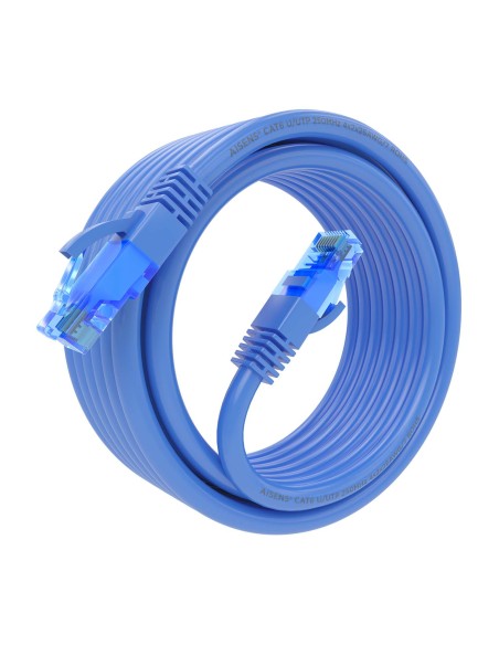 Cable De Red Latiguillo RJ45 Cat.6 UTP AWG26 CCA, Azul, 5.0 m