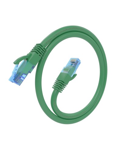 Cable De Red Latiguillo RJ45 Cat.6 UTP AWG26 CCA, Verde, 25 cm