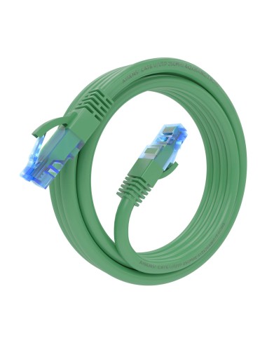 Cable De Red Latiguillo RJ45 Cat.6 UTP AWG26 CCA, Verde, 3.0 m