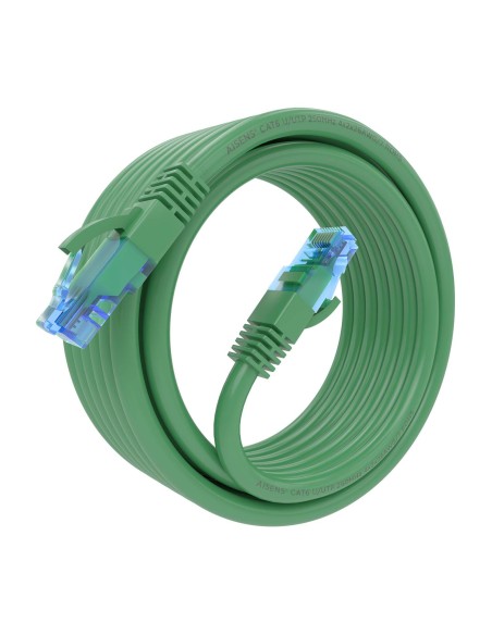 Cable De Red Latiguillo RJ45 Cat.6 UTP AWG26 CCA, Verde, 4.0 m