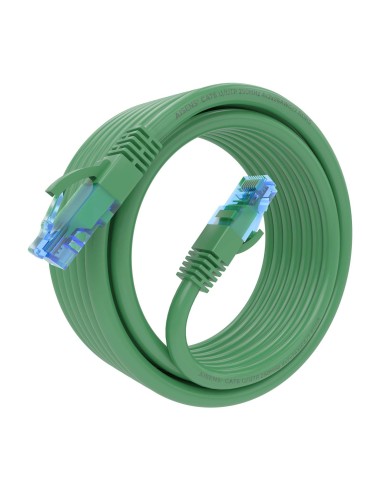 Cable De Red Latiguillo RJ45 Cat.6 UTP AWG26 CCA, Verde, 5.0 m