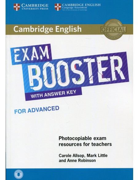 CAMBRIDGE ENGLISH EXAM BOOSTER ADVANCED WITH ANSWER KEY SELF STUDY