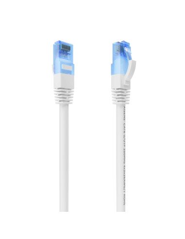 Cable De Red Latiguillo RJ45 Cat.6 UTP AWG26 CCA, Blanco, 15 m