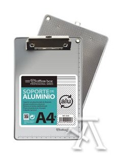 carpeta a4 con pinza superior aluminio
