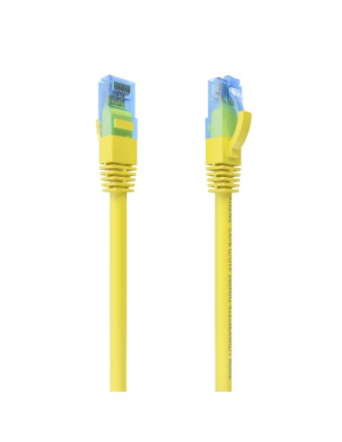 Cable De Red Latiguillo RJ45 Cat.6 UTP AWG26 CCA, Amarillo, 2.0 m
