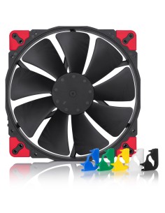 NF-A20 PWM CH.BK.S sistema de refrigeración para ordenador Carcasa del ordenador Ventilador 20 cm Negro