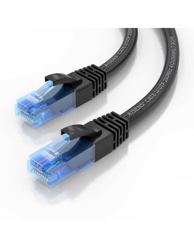 Cable De Red Latiguillo RJ45 Cat.6 UTP AWG26 CCA, Negro, 2.0 m