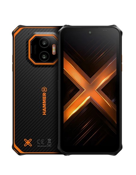 Energy X2 5G 6/128 GB 15,5 cm (6.1") SIM doble Android 15 USB Tipo C 6 GB 5000 mAh Negro, Naranja