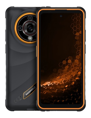 IRON 6 5G 8/256 GB orange 16,7 cm (6.56") SIM doble Android 15 USB Tipo C 8 GB 6050 mAh Negro, Naranja