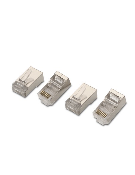A138-0293 conector RJ-45 Acero inoxidable, Transparente A138-0293 conector RJ-45 Acero inoxidable, Transparente