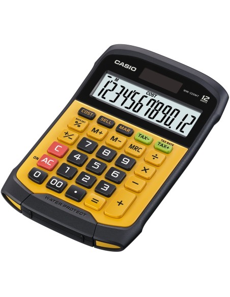 WM-320MT calculadora Bolsillo Pantalla de calculadora Negro, Amarillo