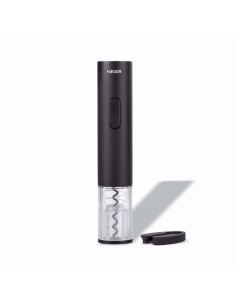 WO-0BB.001A sacacorchos Abridor de vino eléctrico Negro, Transparente