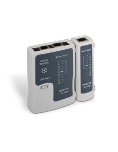 A142-0312 comprobador de cables de red Comprobador de cables UTP/STP Gris