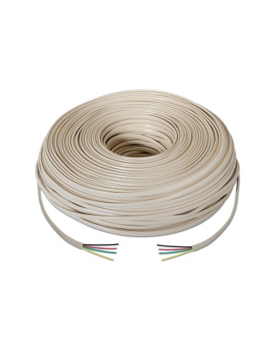 A143-0321 cable telefónico 100 m Gris