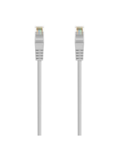 Cable de Red Latiguillo RJ45 LSZH Cat.6A 500 Mhz UTP AWG24, Gris, 30CM