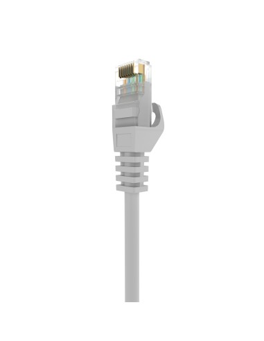 Cable de Red Latiguillo RJ45 LSZH Cat.6A 500 Mhz UTP AWG24, Gris, 30CM