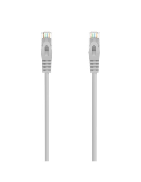 Cable de Red Latiguillo RJ45 LSZH Cat.6A 500 Mhz UTP AWG24, Gris, 1.5M