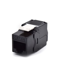 WPC-KEY-6AUP-TL/BL conector RJ45 Negro, Blanco