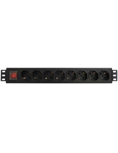 WPN-PDU-G01-08 unidad de distribución de energía (PDU) 8 salidas AC 1.5U Negro