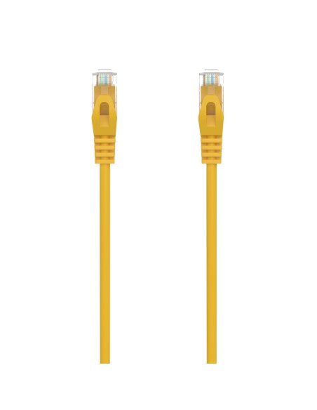 Cable de Red Latiguillo RJ45 LSZH Cat.6A 500 Mhz UTP AWG24, Amarillo, 1.5M