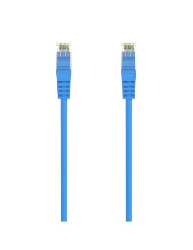Cable de Red Latiguillo RJ45 LSZH Cat.6A 500 Mhz UTP AWG24, Azul, 30CM
