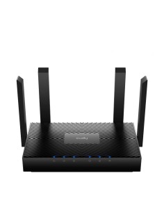 WR3000 router inalámbrico Gigabit Ethernet Doble banda (2,4 GHz / 5 GHz) Negro