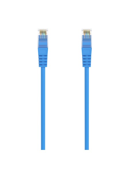 Cable de Red Latiguillo RJ45 LSZH Cat.6A 500 Mhz UTP AWG24, Azul, 2.0M