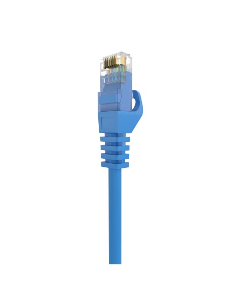 Cable de Red Latiguillo RJ45 LSZH Cat.6A 500 Mhz UTP AWG24, Azul, 2.0M
