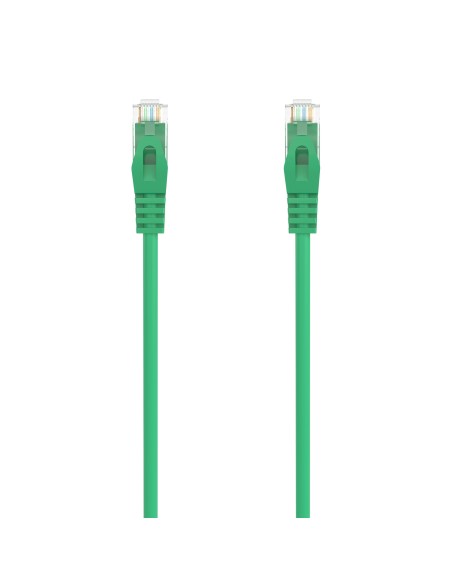 Cable de Red Latiguillo RJ45 LSZH Cat.6A 500 Mhz UTP AWG24, Verde, 2.0M
