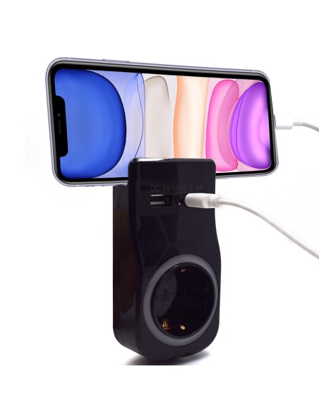 WY13031 cargador de dispositivo móvil Negro Interior